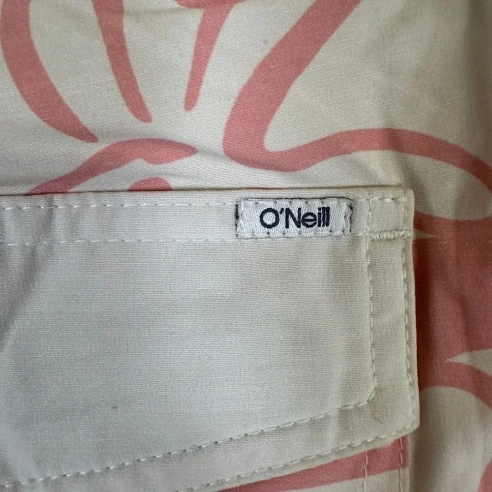 ONeill OOriginals Mens Pink Floral Board Shorts Swim Trunks Size 38
